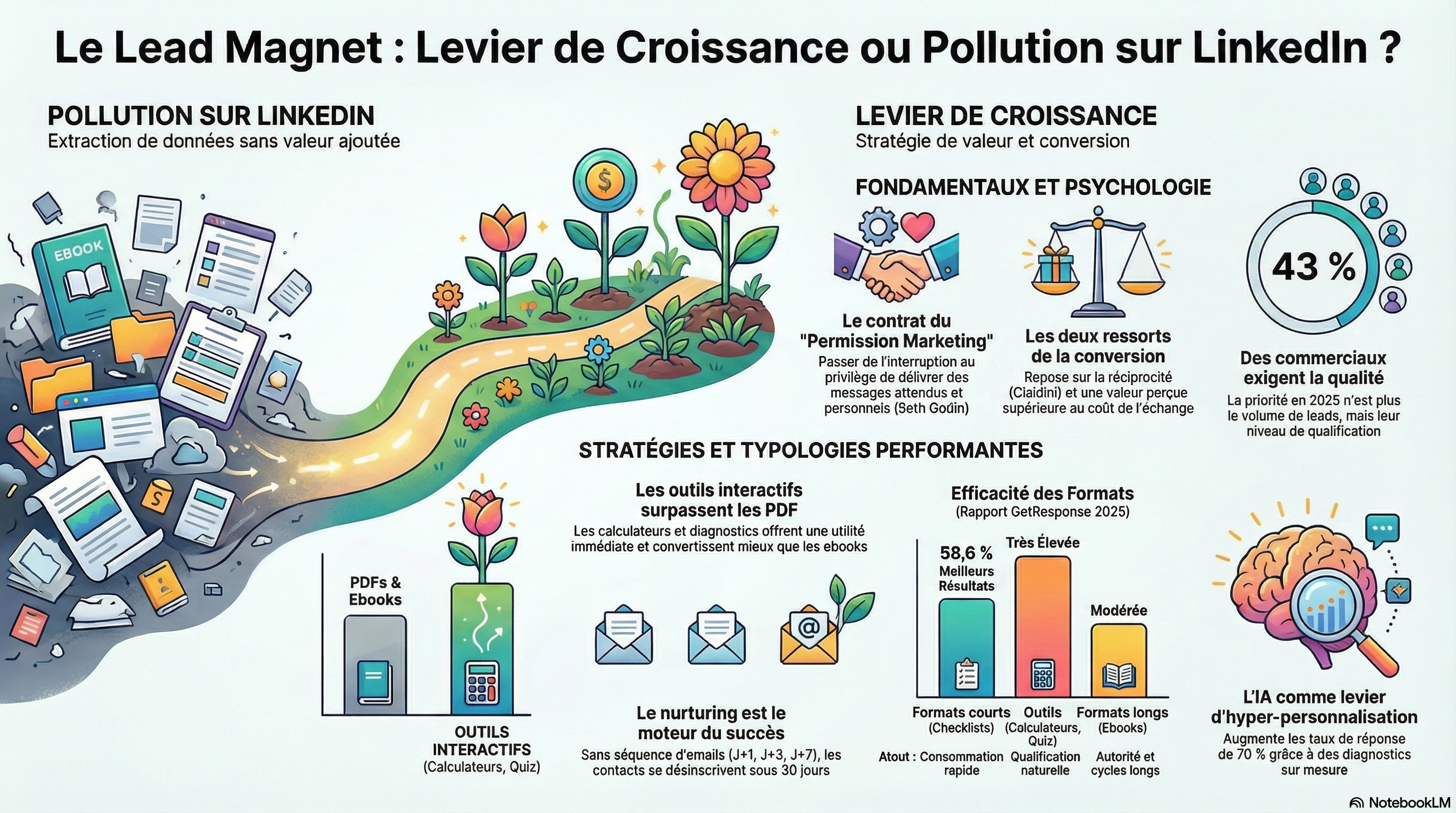 Les Lead Magnets : l&rsquo;art de POURRIR LinkedIn