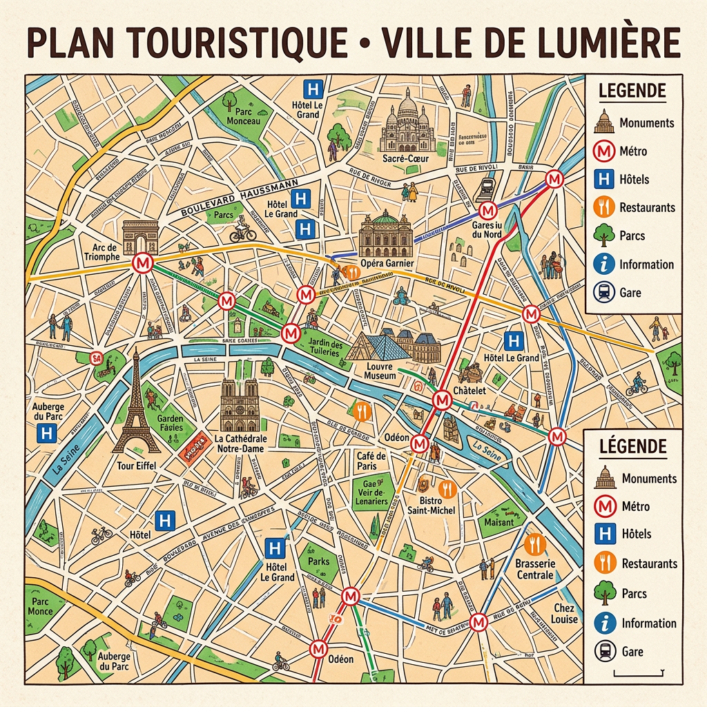Trois cartes pour une même ville : AIM, Huang & Rust et Davenport, les cadres de l&rsquo;IA en marketing